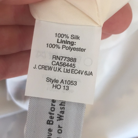 NWT J. Crew Silk Diamond Print Pleated Skirt Crepe De Chine Pink Blue sz 2 - Picture 4 of 9